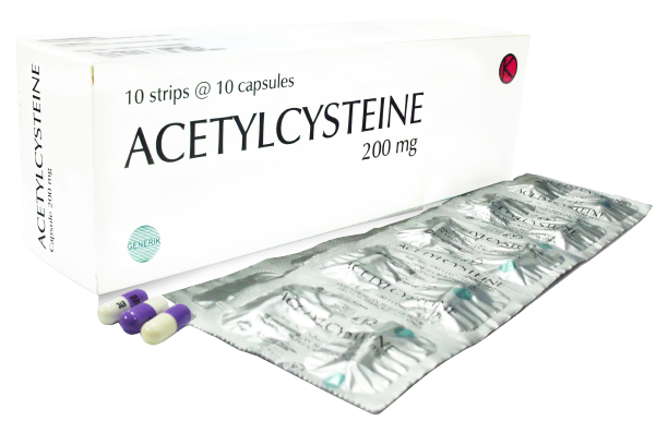 ACETLSISTEIN 200 mg